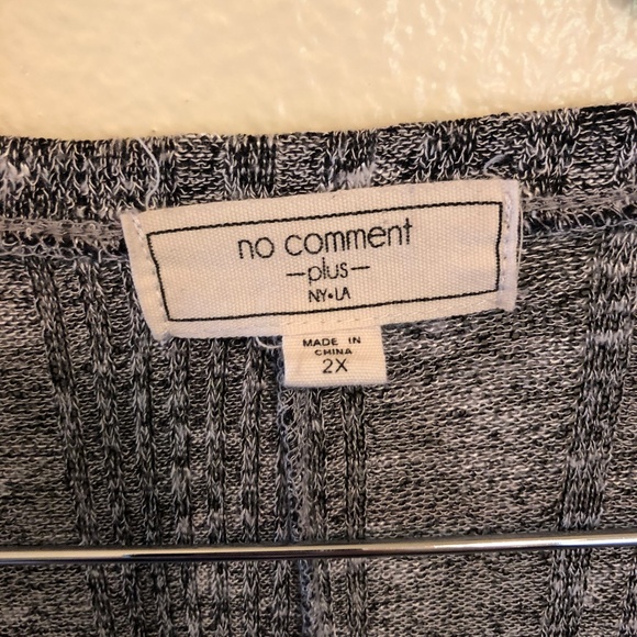 No Comment Plus Long Sleeve Dress - Picture 3 of 4